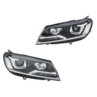 Headlight Set W21/5W WY21W Bi-Xenon DE HELLA suitable for...