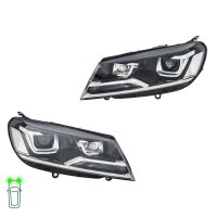Headlight Set W21/5W WY21W Bi-Xenon DE HELLA suitable for...