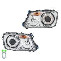 Headlight Set left right 24 V PY21W W5W D1S/H1 Bi-Xenon...