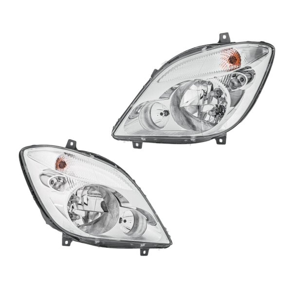 Scheinwerfer-Set links/rechts H7 HELLA für Mercedes-Benz Sprinter 3,5-T Box 906