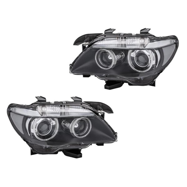 Headlight Set 12 V D1S/H7 H10W PY21W halogen bi-xenon HELLA for BMW 7 Series