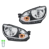 Headlight Set 12 V W21/5W PY21W H4 FF Halogen HELLA for...