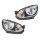 Headlight Set 12 V W21/5W PY21W H4 FF Halogen HELLA for e.g. VW UP!