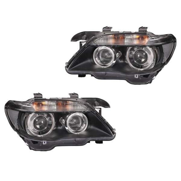 Headlight Set 12 V H10W PY21W D1S/H7 halogen bi-xenon HELLA for BMW 7 Series