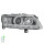 Headlight Set left right 12 V PY21W D3S/H7 Bi-Xenon HELLA for e.g. AUDI A6