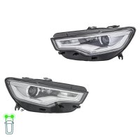 Headlight Set 12 V PSY24W D3S/H7 LED bi-xenon HELLA for...