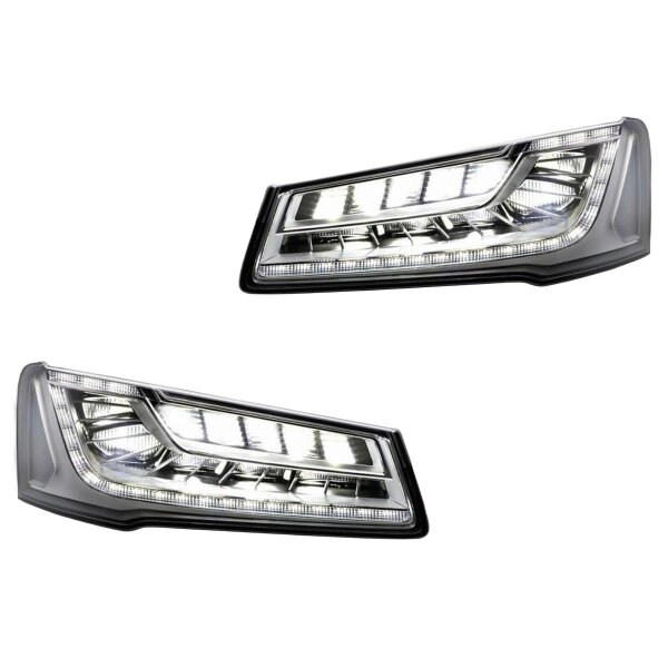 Headlight Set left right 12 V LED Matrix HELLA suitable for AUDI A8