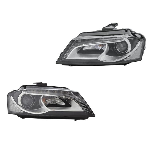 Headlight Set 12 V D3S LED PS19W W5W PSY24W Bi-Xenon HELLA for e.g. AUDI