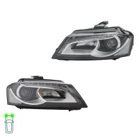 Headlight Set 12 V D3S LED PS19W W5W PSY24W Bi-Xenon...
