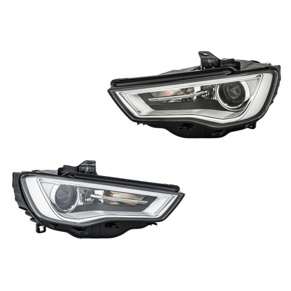Scheinwerfer-Set links/rechts PSY24W HELLA für AUDI A3 (8V1, 8VK)