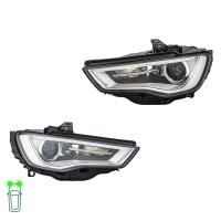 Headlight Set left right 12 V PSY24W LED D3S Bi-Xenon...