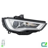 Scheinwerfer-Set links/rechts PSY24W HELLA für AUDI A3 (8V1, 8VK)