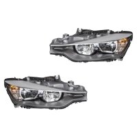 Headlight Set 12 V PY21W H7/H7 W6W Halogen FF HELLA for...