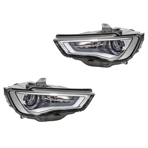Headlight Set left right 12 V LED D3S PSY24W Bi-Xenon HELLA for e.g. AUDI A3