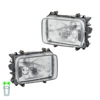 Hauptscheinwerfer-Set links rechts 24 V H4 W5W Halogen...