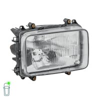 Headlight Set left right 24 V H4 W5W Halogen HELLA for e.g. DAF 85