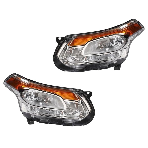 Headlight Set left right 12 V H21W W5W H7/H1 Halogen FF HELLA for CITROËN C3