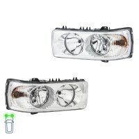 Hauptscheinwerfer-Set li re 24 V P21W W5W H7/H1 Halogen...