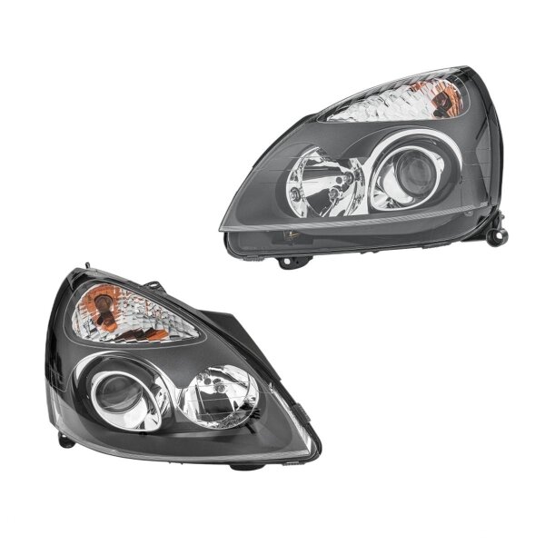Scheinwerfer-Set links/rechts WY5W HELLA für Renault Clio II (BB_, CB_)