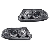 Headlight Set 12 V H7/H7 W5W PY21W DE FF Halogen HELLA...