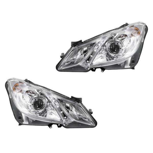 Headlight Set left right 12 V H7/H7 W5W DE Halogen HELLA for e.g. MB E-CLASS