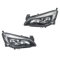 Headlight Set 12 V H7/H7 W21/5W Halogen FF HELLA for e.g....