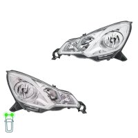 Headlight Set left right 12 V PY21W W5W H7/H1 HELLA for...