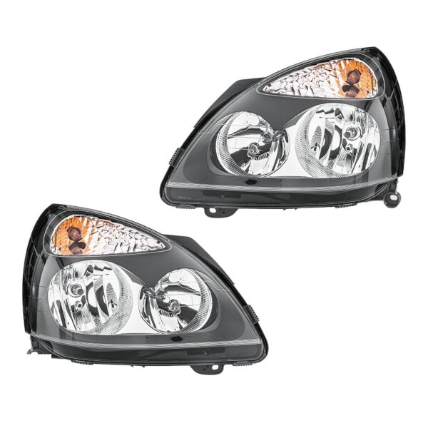 Hauptscheinwerfer-Set 12 V H7/H1 W5W PY21W Halogen HELLA für u.a. RENAULT CLIO