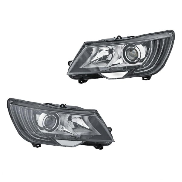 Scheinwerfer-Set links/rechts PSY24W HELLA für Skoda Superb II Estate (3T5)