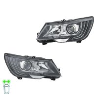 Hauptscheinwerfer-Set li re 12 V D3S/H7 Bi-Xenon HELLA...