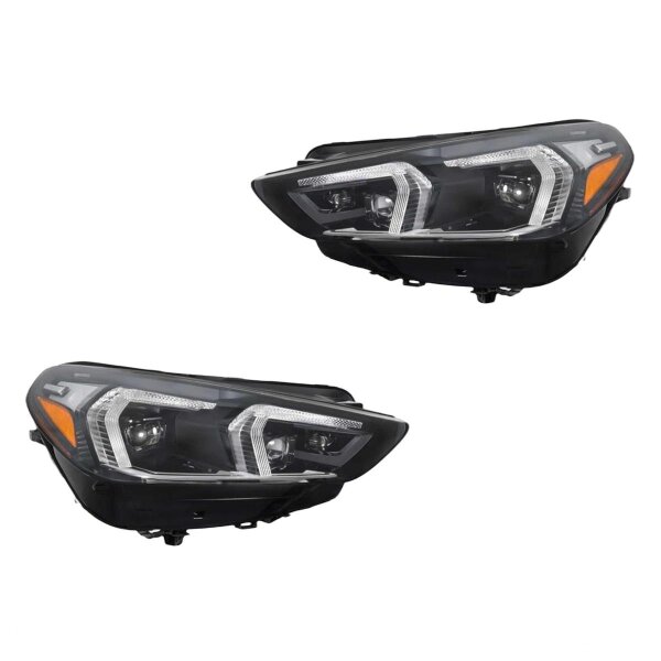 Headlight Set left right 12 V LED Matrix HELLA suitable for BMW X1