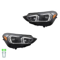Headlight Set left right 12 V LED Matrix HELLA suitable...