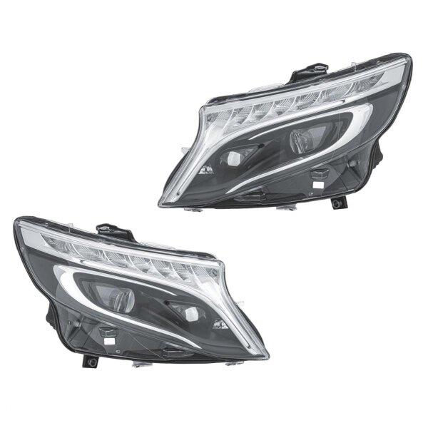Headlight Set left right LED HELLA for MERCEDES-BENZ VITO and others