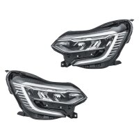Headlight Set left right LED HELLA suitable for RENAULT...