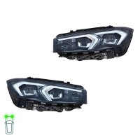 Headlight Set left right 12 V LED HELLA suitable for BMW...