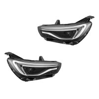 Headlight Set left right 12 V LED HELLA suitable for e.g....