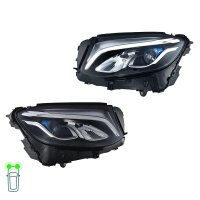 Headlight Set left right 12 V LED HELLA Lighting...