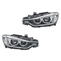 Headlight Set left right 12 V PY21W LED D1S Bi-Xenon...