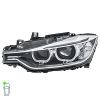 Headlight Set left right 12 V PY21W LED D1S Bi-Xenon HELLA for BMW 3 Series