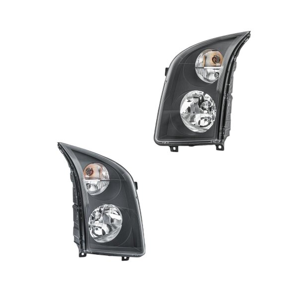 Headlight Set left right 12 V H7/H7 PY21W P21/5W FF HELLA for e.g. VW CRAFTER