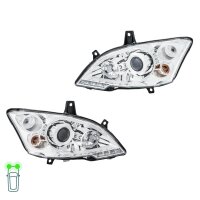 Headlight Set 12 V W5W D1S/H7 PY21W Bi-Xenon HELLA for...