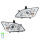 Headlight Set 12 V W5W D1S/H7 PY21W Bi-Xenon HELLA for e.g. MB VITO