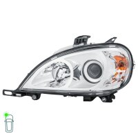 Headlight Set 12 V D2S/H7 W5W PY21W Bi-Xenon Halogen HELLA for MB