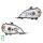 Headlight Set 12 V D2S/H7 W5W PY21W Bi-Xenon Halogen HELLA for MB
