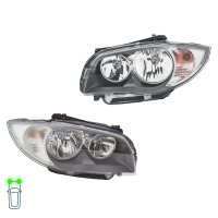 Headlight Set left right 12 V H7/H7 PY24W W5W Halogen...