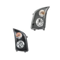 Headlight Set 12 V W5W PY21W H7/H7 FF Halogen HELLA for...