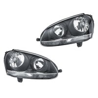 Headlight Set 12 V W5W PY21W H7/H7 Halogen FF HELLA for...