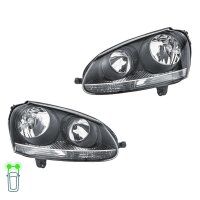 Headlight Set 12 V W5W PY21W H7/H7 Halogen FF HELLA for...