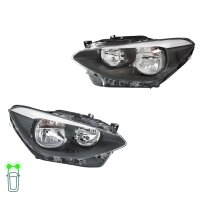 Headlight Set 12 V W21W H7/H7 PY21W H6W FF Halogen HELLA...