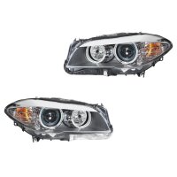Headlight Set left right 12 V PY24W H7/H7 Halogen DE...